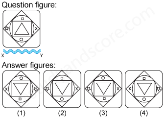 Non verbal reasoning, water images practice questions with detailed solutions, water images question and answers with explanations, Non-verbal series, water images tips and tricks, practice tests for competitive exams, Free water images practice questions